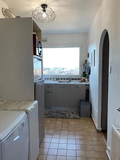 Apartment Viewtower Eiffel 1 Room Private No#2 Colocation Cachan France